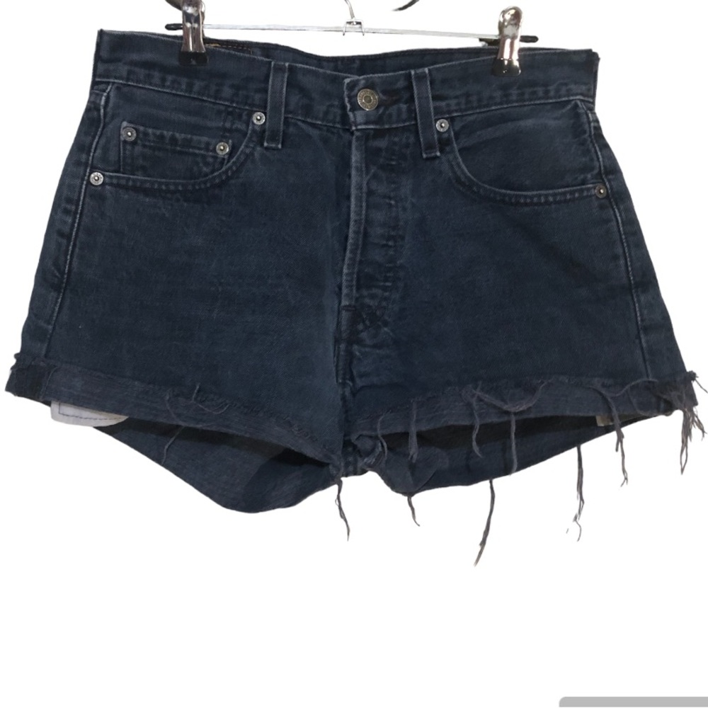 Vintage Levi’s 501 button fly cut off shorts